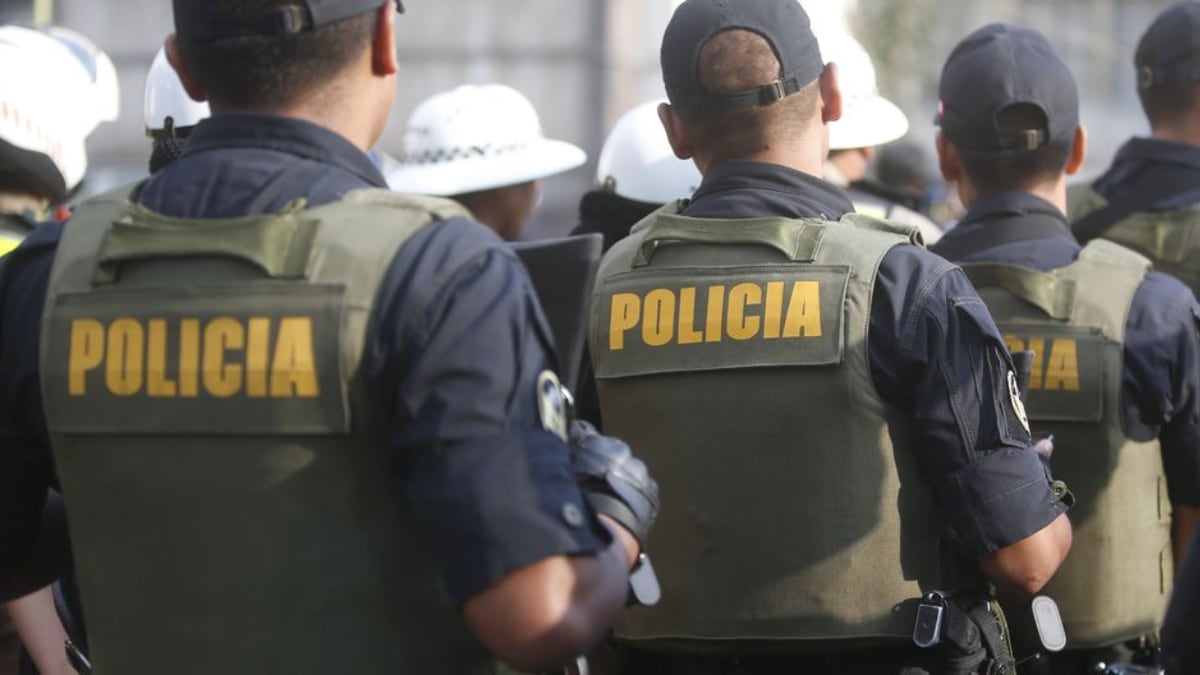 Policías. (Foto: Mininter)