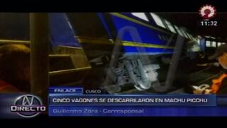PeruRail: Descarrilamiento de tren en MachuPicchu no provocó daños y está siendo investigado