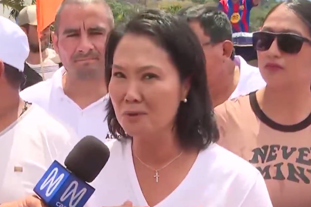 Keiko Fujimori pide prudencia a sus bases en la recta final de la campaña. (Foto: Captura/Canal N)