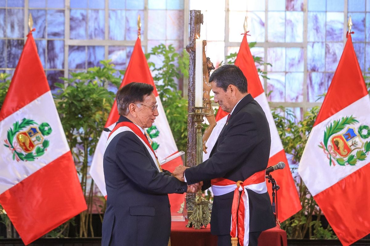 Luis Enrique Arroyo Sánchez es designado presidente del Consejo de Ministros. Foto: Presidencia.