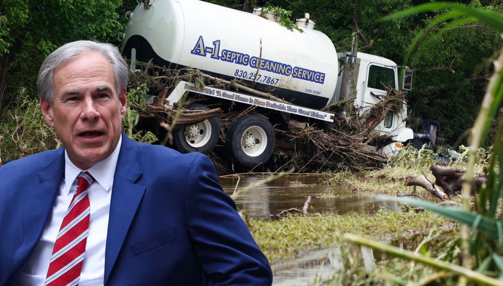 El gobernador Greg Abbott dio una buena noticia a quienes perdieron la comida que compraron con SNAP a causa de las inundaciones (Foto: Daniel Leal de AFP / Dustin Safranek/EFE(EPA)