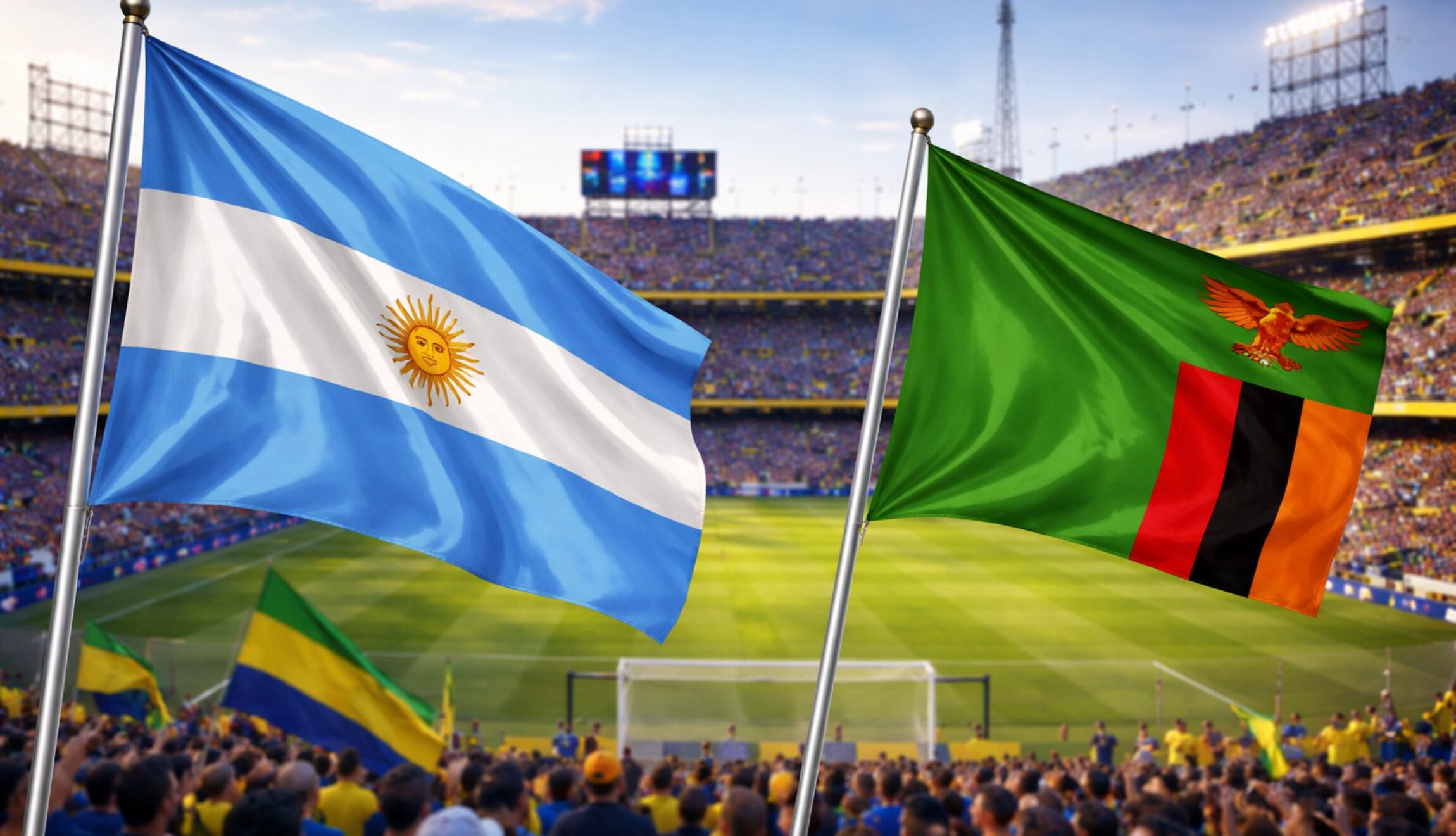 Mira los horarios y canales para seguir el partido de Argentina vs. Zambia, este martes 31 de martes, con Lionel Messi, por el amistoso FIFA al Mundial 2026. (Foto: Imagen creada por Gestión Mix utilizando la IA de Gemini)