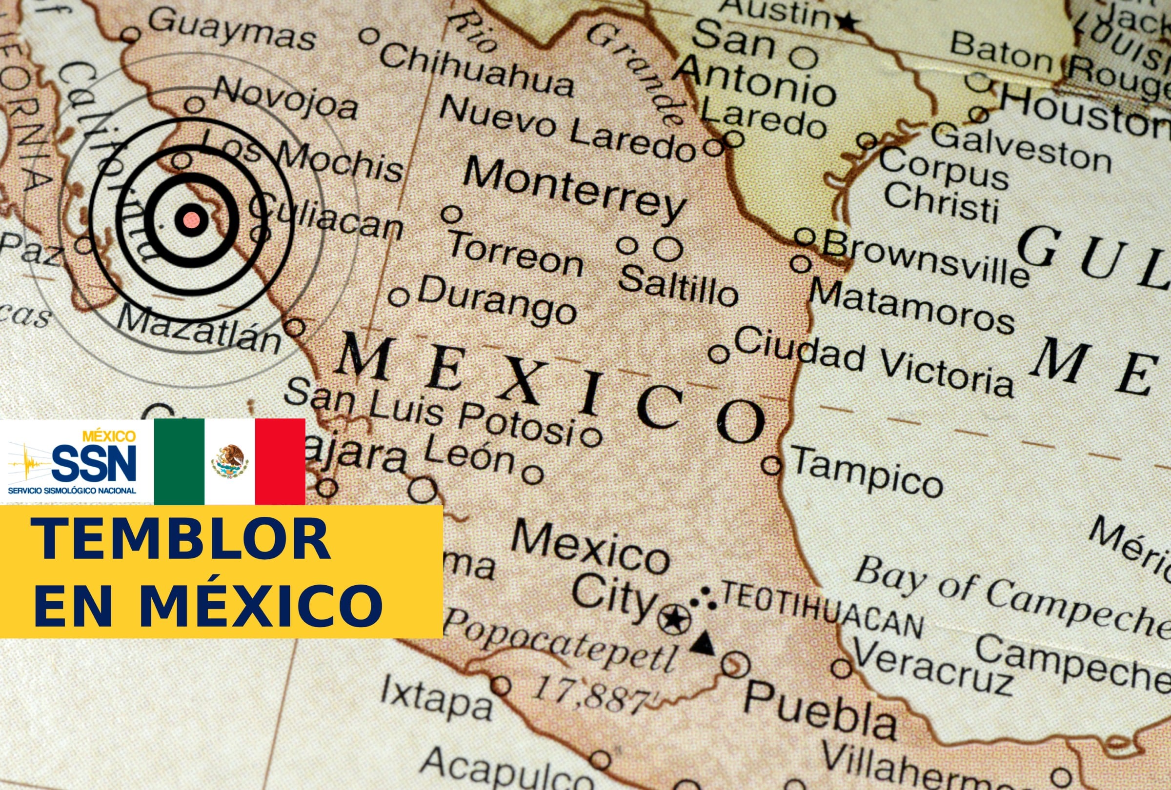 Temblor en México EN VIVO hoy, 9 de octubre: hora del último sismo, magnitud y epicentro según el SSN