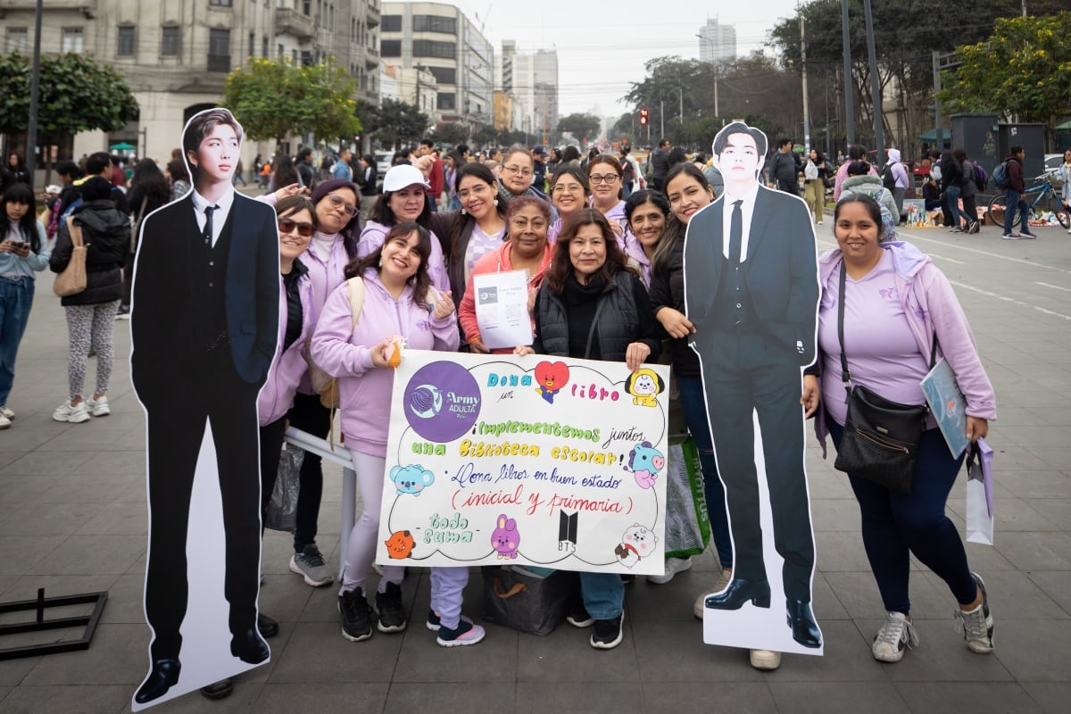 Fans de BTS. (Foto: Antonio Melgarejo).