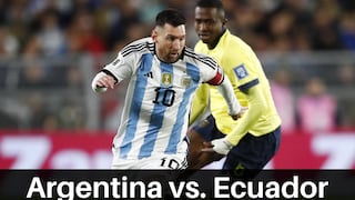 TYC SPORTS transmitió Argentina vs. Ecuador por amistoso FIFA