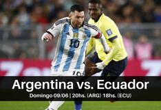 TYC SPORTS transmitió Argentina vs. Ecuador por amistoso FIFA