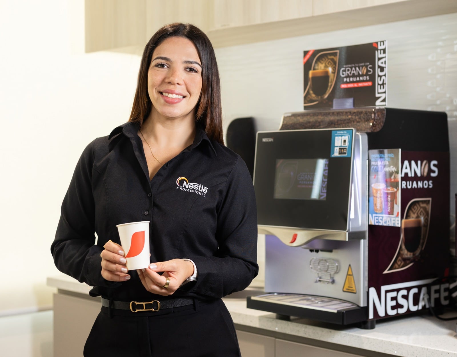 Caridad Barillas, directora de Nestlé Professional Perú, señaló que el negocio B2B creció por encima del 10% durante el primer semestre. Foto: Nestlé Professional