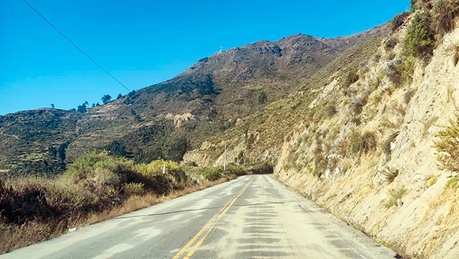 Vía Los Libertadores. (Foto: Difusión)