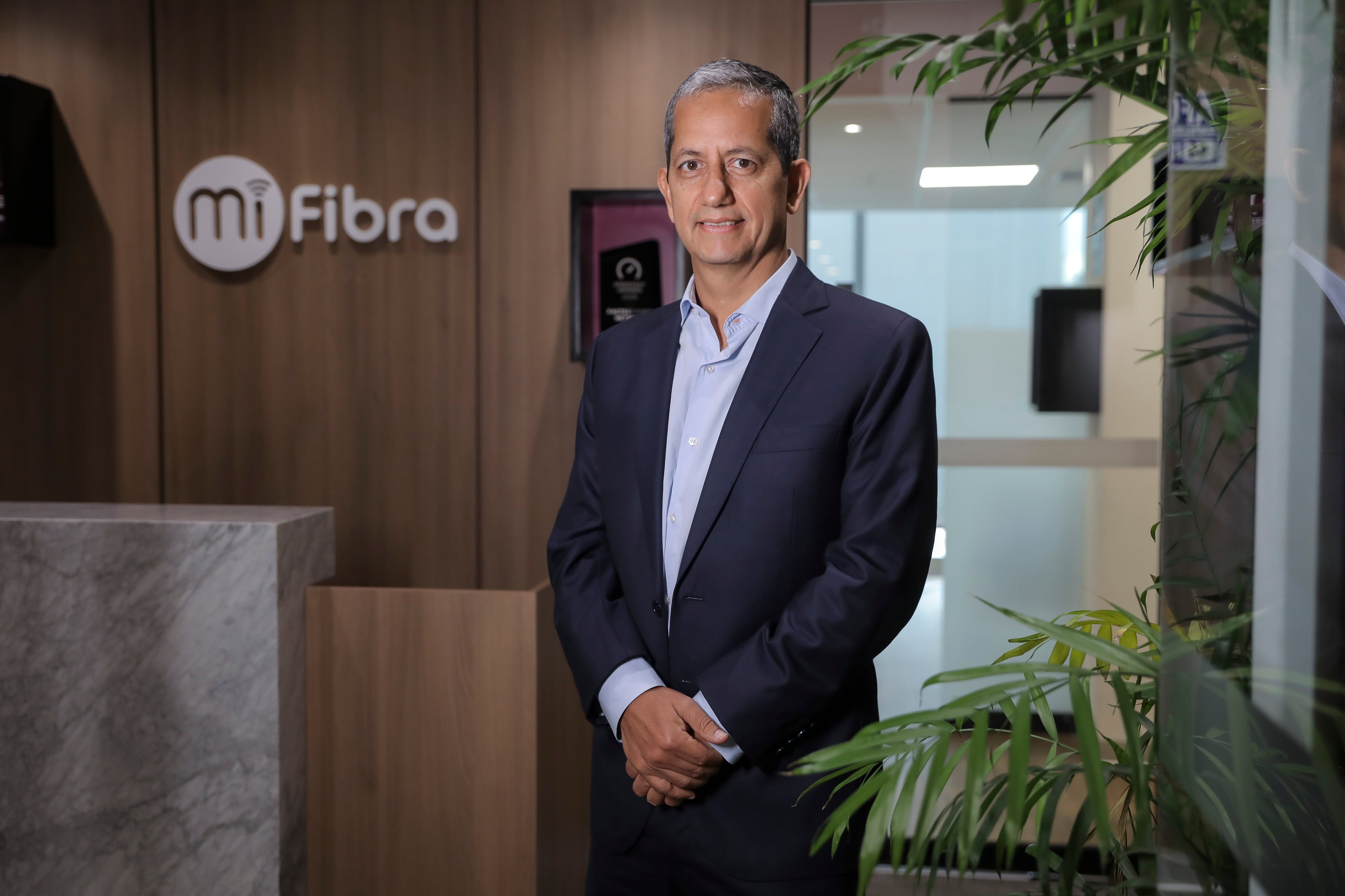 Carlos Arévalo, director de Marketing de MiFibra. (Foto: Joel Alonzo).