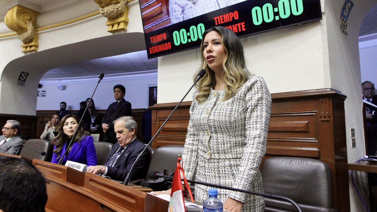Rosselli Amuruz, congresista de la República. Foto: Congreso