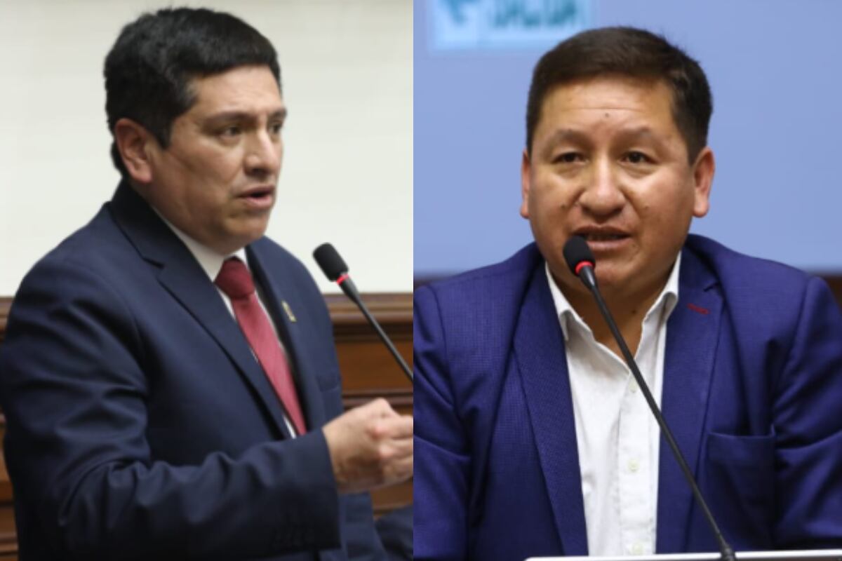 Luis Aragón y Guido Bellido criticaron al presidente del Congreso tras conocerse que sus asesores usaron cuentas falsas para atacarlos en las redes sociales.