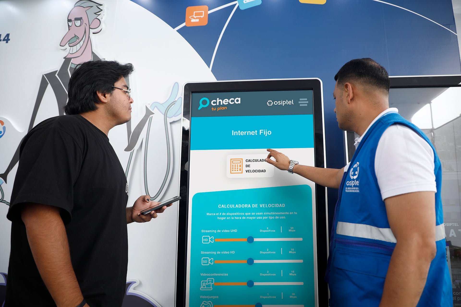 La herramienta Checa tu plan permite comparar precios y características de servicios de internet según el distrito. (Foto: Osiptel)