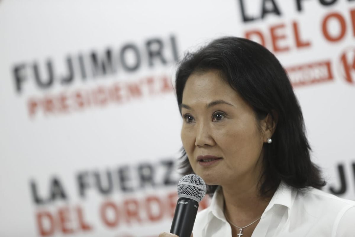 Keiko Fujimori planteó revisar el sistema electoral y pidió correctivos para asegurar transparencia en la segunda vuelta. Foto: Cesar Campos / @photo.gec.