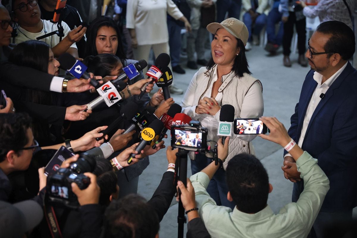 Keiko Fujimori in Lima, on June 7.