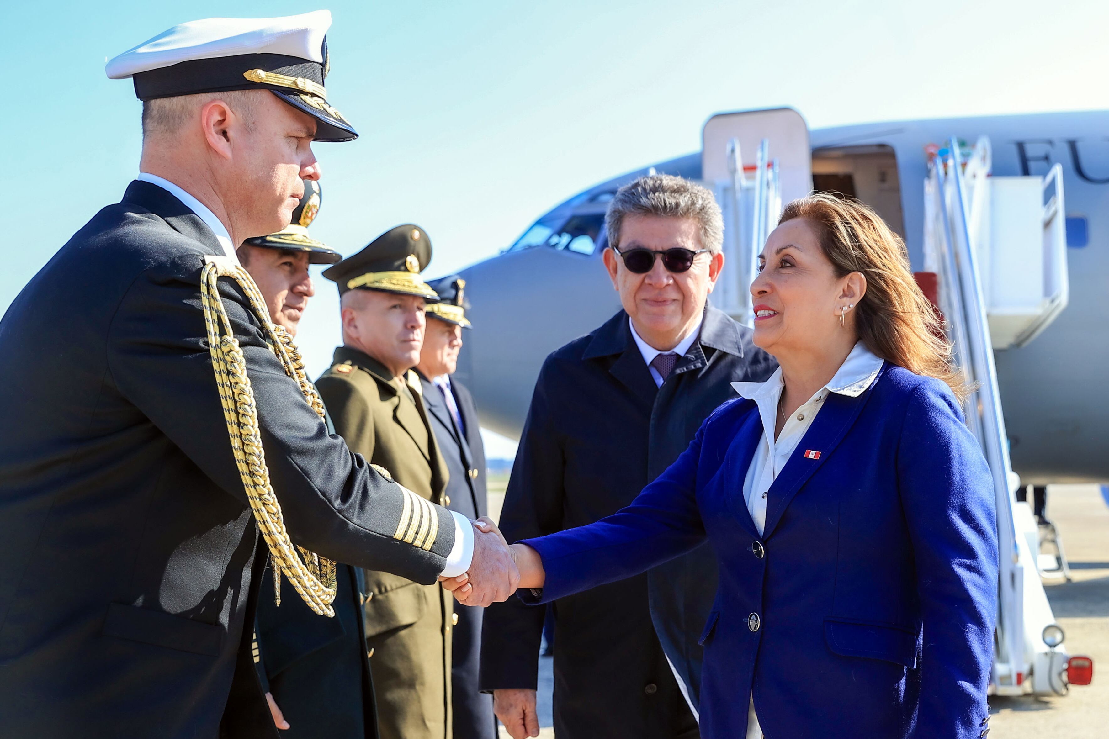Dina Boluarte arribó a Washington para participar en Cumbre Inaugural de Líderes de la APEP (Foto: Presidencia)