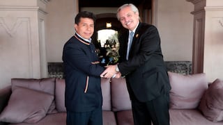 Castillo agradece a presidente de Argentina por expresarse sobre proceso de vacancia que impulsa un sector del Congreso