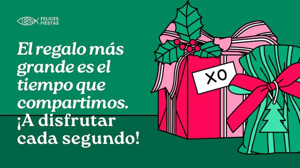 El regalo más grande es el tiempo que compartimos. ¡A disfrutar cada segundo! | Crédito: Canva / Composición Mix