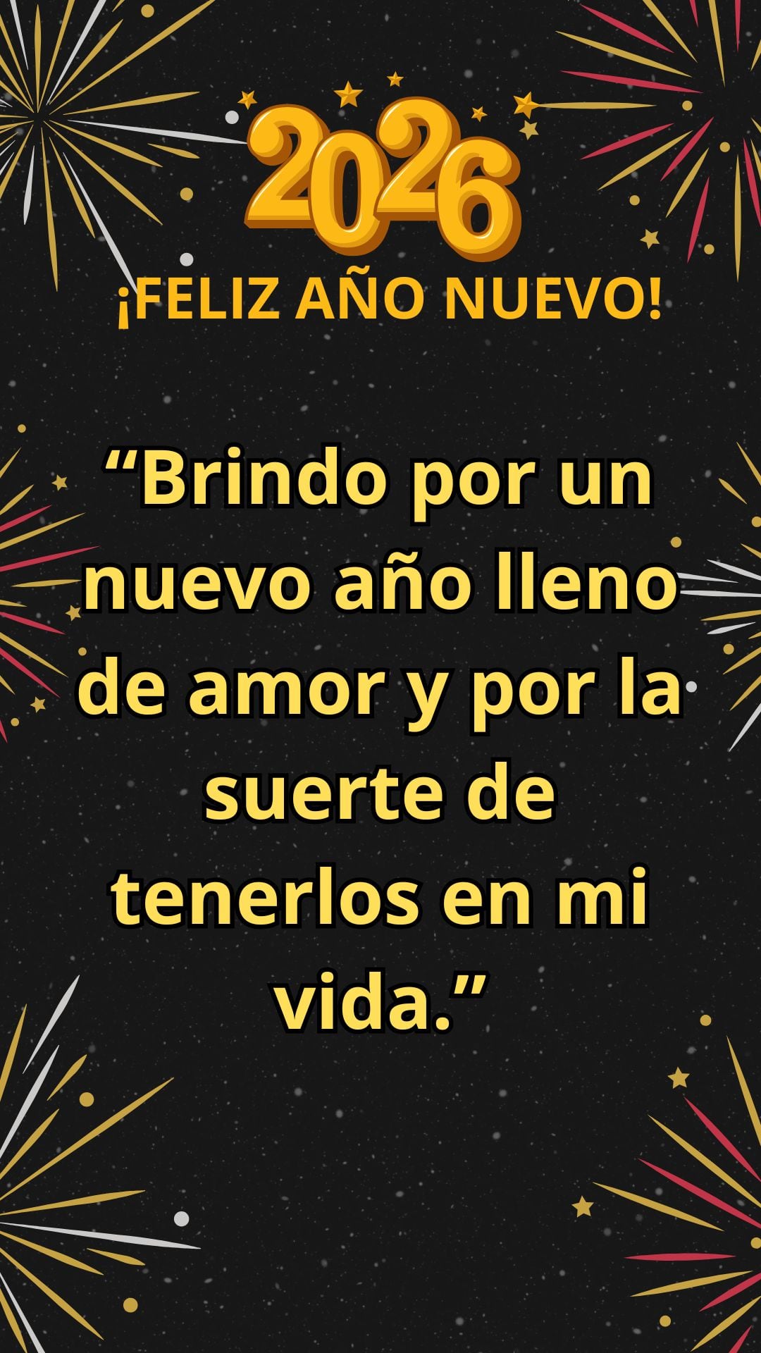 ESTADOS UNIDOS, 31/12/2025.- “Que cada mes del 2026 esté lleno de paz, bendiciones y momentos especiales para ti y los tuyos.” FOTO DE CANVA.COM