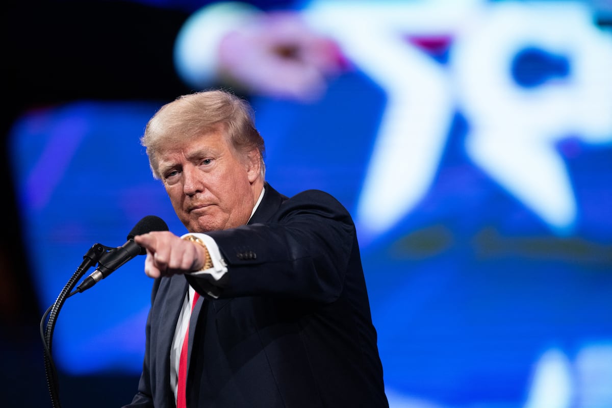 Donald Trump. (Photo by Andy JACOBSOHN / AFP)