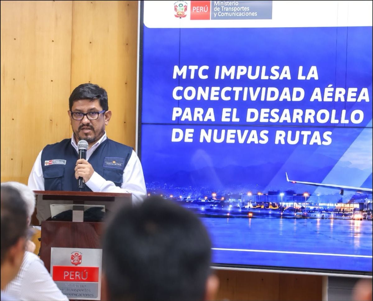 El MTC presentó un paquete de incentivos para reducir los costos de las aerolíneas y facilitar la apertura de nuevas rutas aéreas. Foto: MTC.