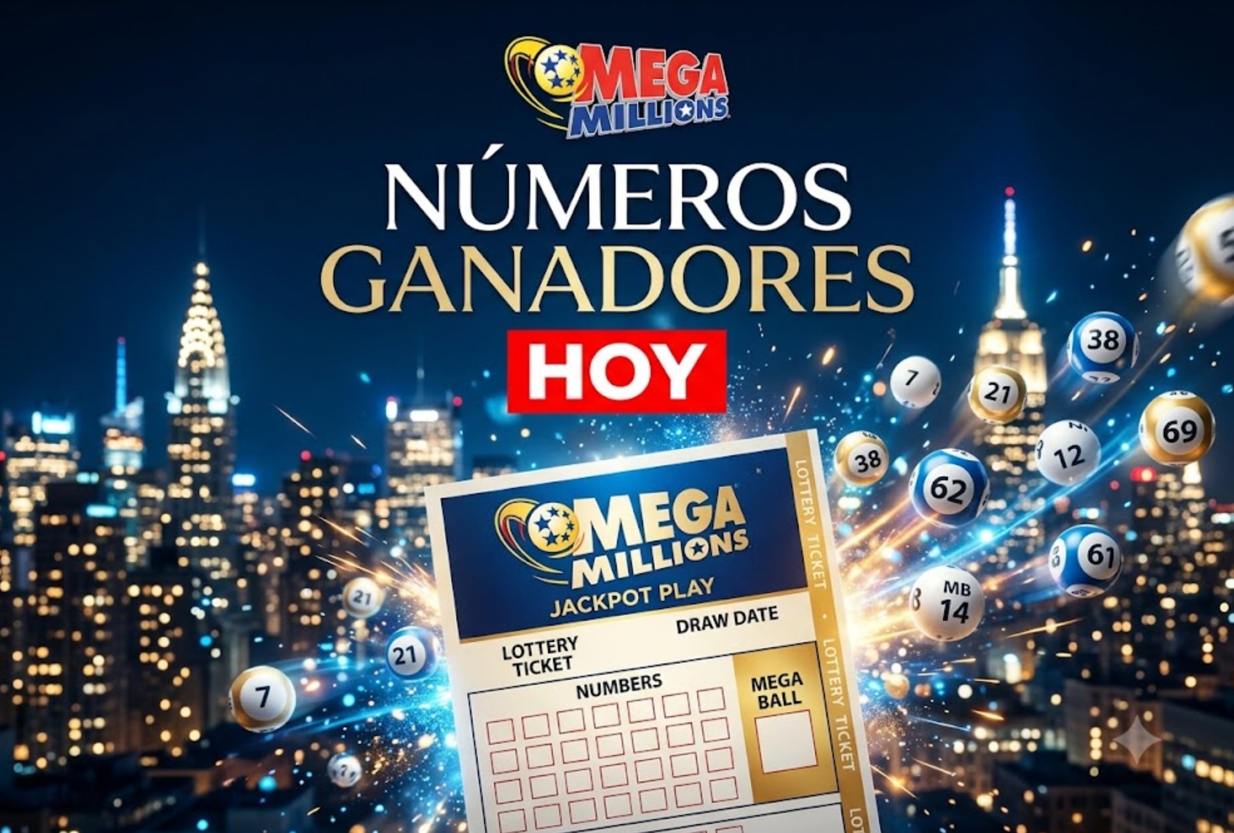 Consulta los números ganadores del Mega Millions del viernes 7 de agosto de 2026. La lotería de Estados Unidos contó con un premio mayor de 70 millones de dólares y aquí te dejo los resultados completos. | Imagen creada por El Comercio MAG utilizando la IA de Gemini / Composición GEC.