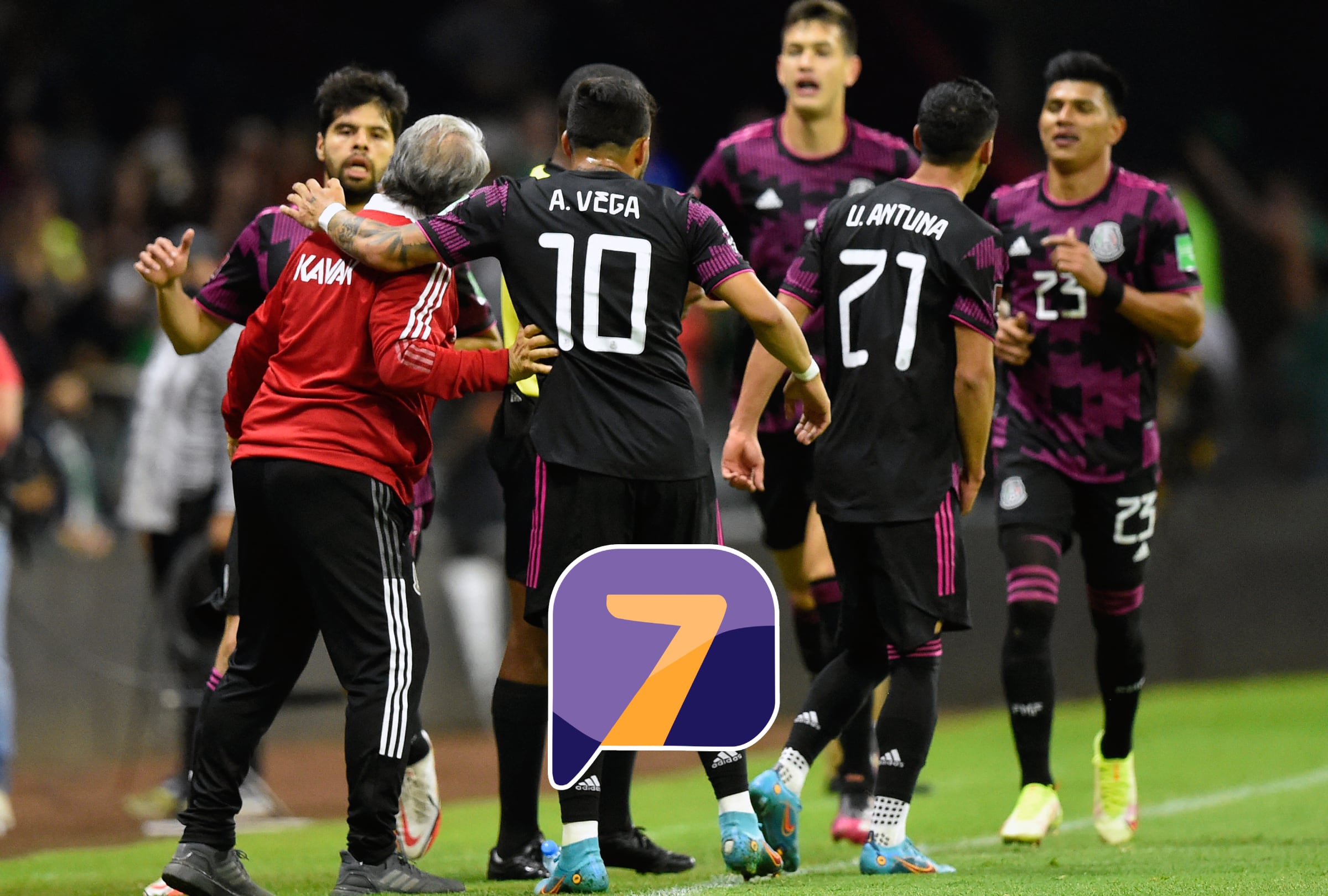 CIUDAD DE MÉXICO (MÉXICO), 28/03/2026.- Cobertura oficial de TV Azteca (Canal 7) para ver el partido México vs. Portugal este sábado 28 de marzo por amistoso internacional para la Copa del Mundo 2026. FOTO DE ALFREDO ESTRELLA PARA AFP