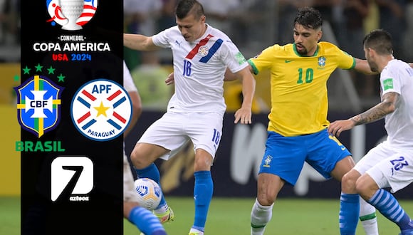 EN VIVO y ONLINE, sigue aquí el partido entre Brasil vs Paraguay por TV Azteca 7, válido por la segunda jornada del grupo D.| Foto: Composición Mix