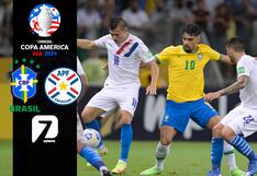 TV Azteca transmitió el partido Brasil 4 - 1 Paraguay (28/06/2024)