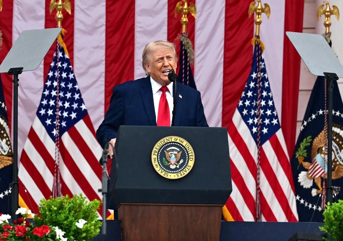 Donald Trump afirmó que las conversaciones con Irán avanzan y aseguró que buscará “el mejor acuerdo posible” para reabrir el estrecho de Ormuz. Foto: EFE.