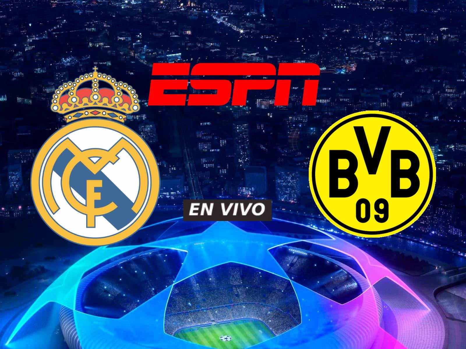 Sigue la cobertura de ESPN Latinoamérica para ver el partido Real Madrid vs. Borussia Dortmund (BVB 09) por la gran final de la UEFA Champions League desde el Santiago Bernabéu, de España. (Foto: Composición)