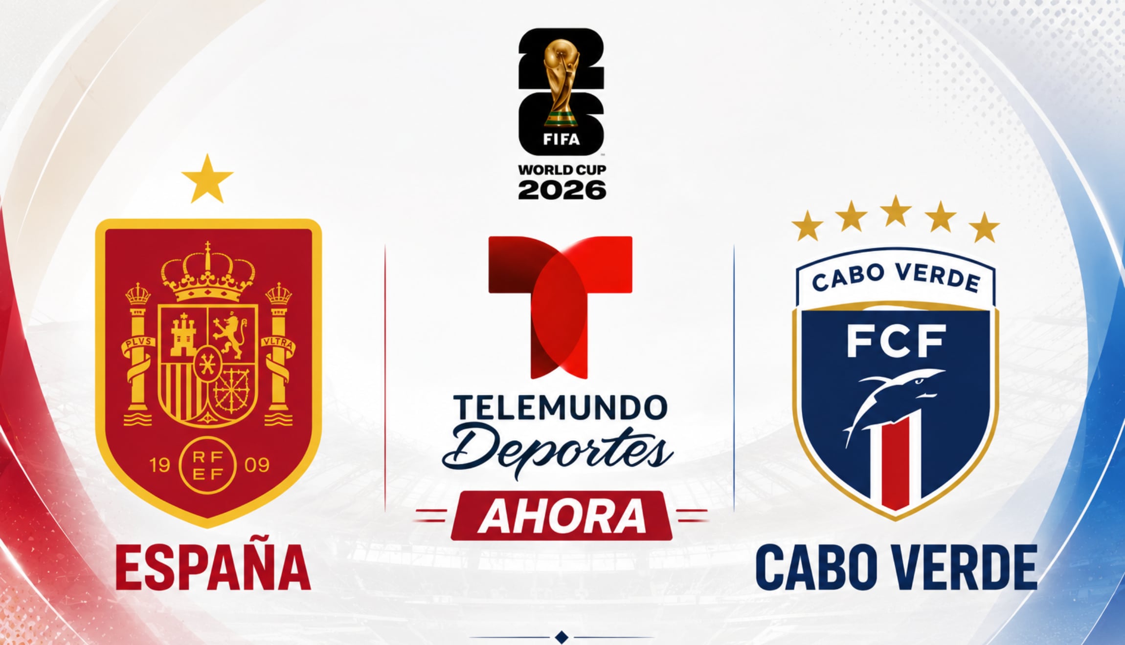 Telemundo Deportes Ahora transmitió el empate España (0-0) Cabo Verde por la Copa Mundial de Fútbol 2026. (Foto: Imagen creada por Gestión Mix utilizando la IA de Chat GPT)