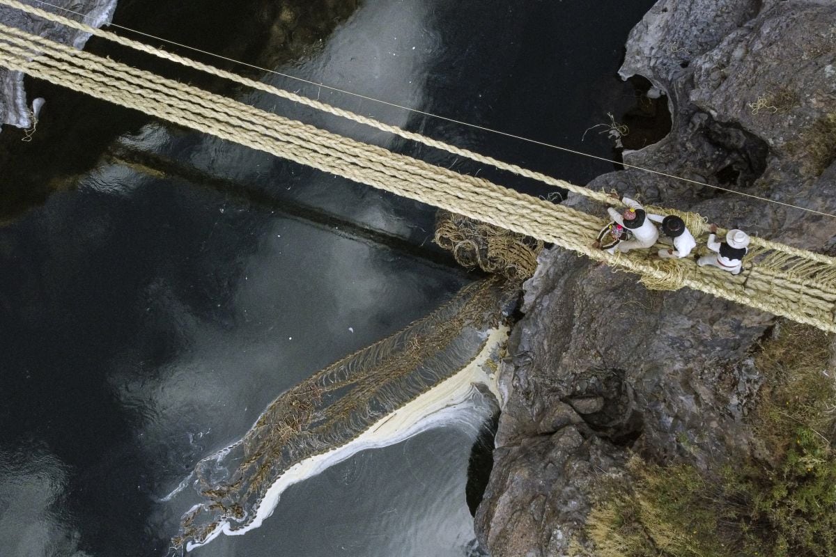 Puente de Q'eswachaka (Foto: AFP)