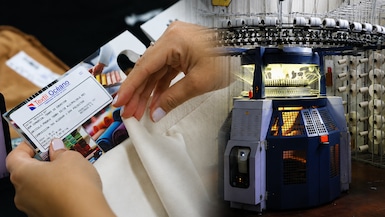 Textil Océano produce entre 190 y 200 toneladas de tela al mes. (Foto: Textil Océano/composición)