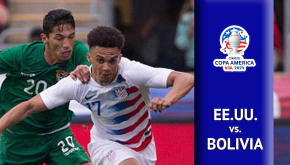 Horarios y canales para ver Estados Unidos vs. Bolivia EN VIVO por el grupo C de la Copa América 2024 este domingo 23 de junio (Foto: Composición Mix)