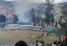 Cajamarca: Fiscalía realiza diligencias tras incendio en local de votación de Celendín