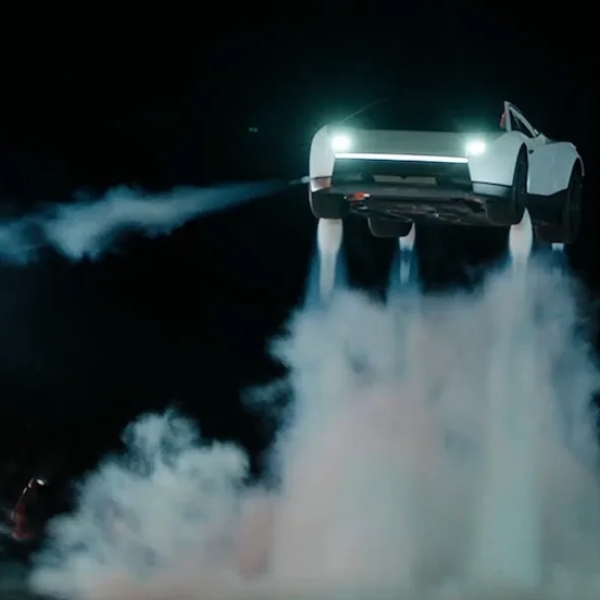Captura de video tomada de la cuenta en X @Tesla de la empresa Tesla en la que se ve la nueva generación de su deportivo eléctrico Roadster. (Foto: EFE)