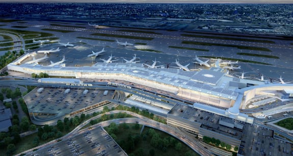 La remodelación incluye la construcción de más terminales (Foto: New JFK Airport)