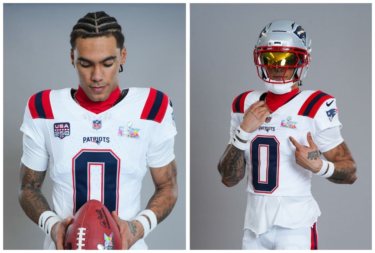 Christian González, esquinero de raíces colombianas, será una pieza clave para su equipo en el Super Bowl LX. | Crédito: David Silverman / New England Patriots