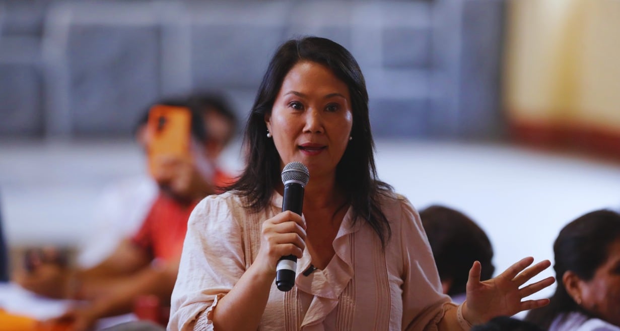 Keiko Fujimori invoca a la calma y serenidad
