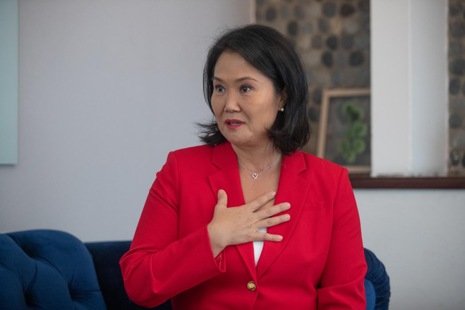 Keiko Fujimori pidió la permanencia del ministro de Economía, José Arista. Foto: GEC / Hugo Pérez