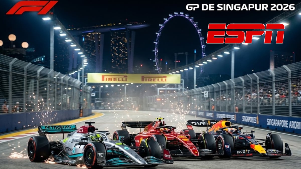 ESPN EN VIVO por Internet — Ver el GP de Singapur 2026 EN DIRECTO y GRATIS
