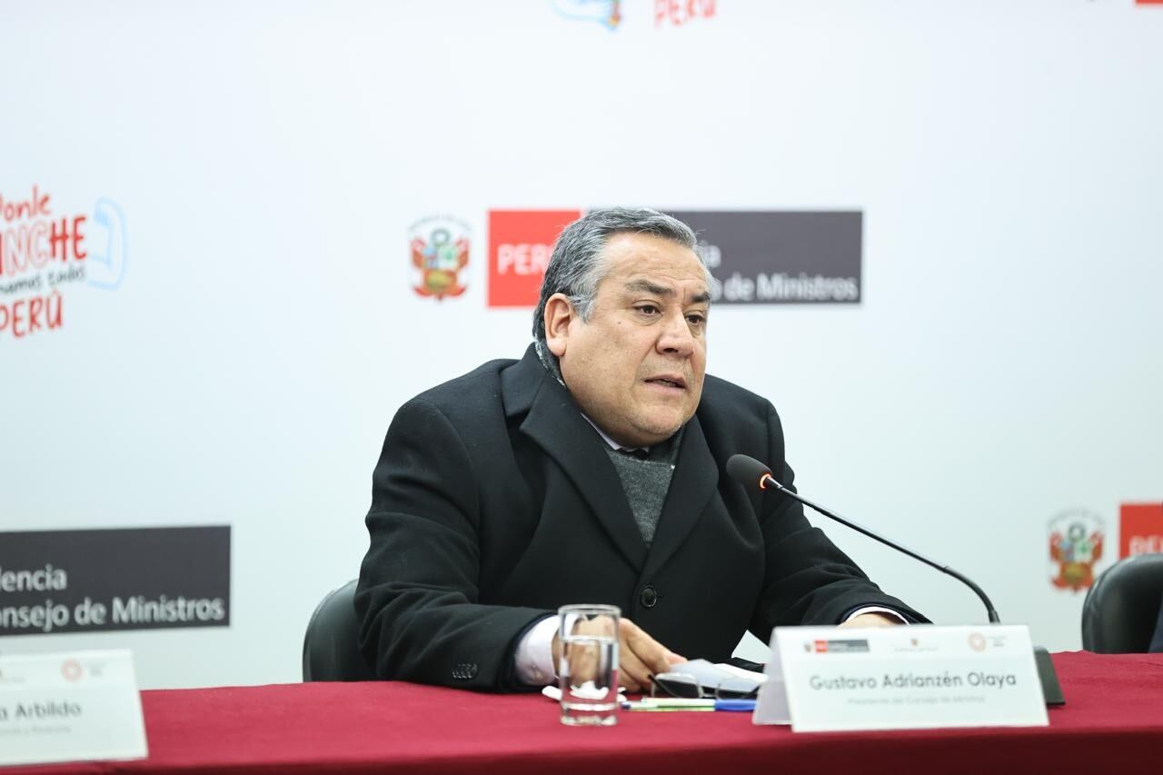 Primer ministro reiteró el compromiso de la PNP para la puesta en marcha de una comisaría en Pataz, así como una Unidad de Flagrancia. (Foto: PCM)