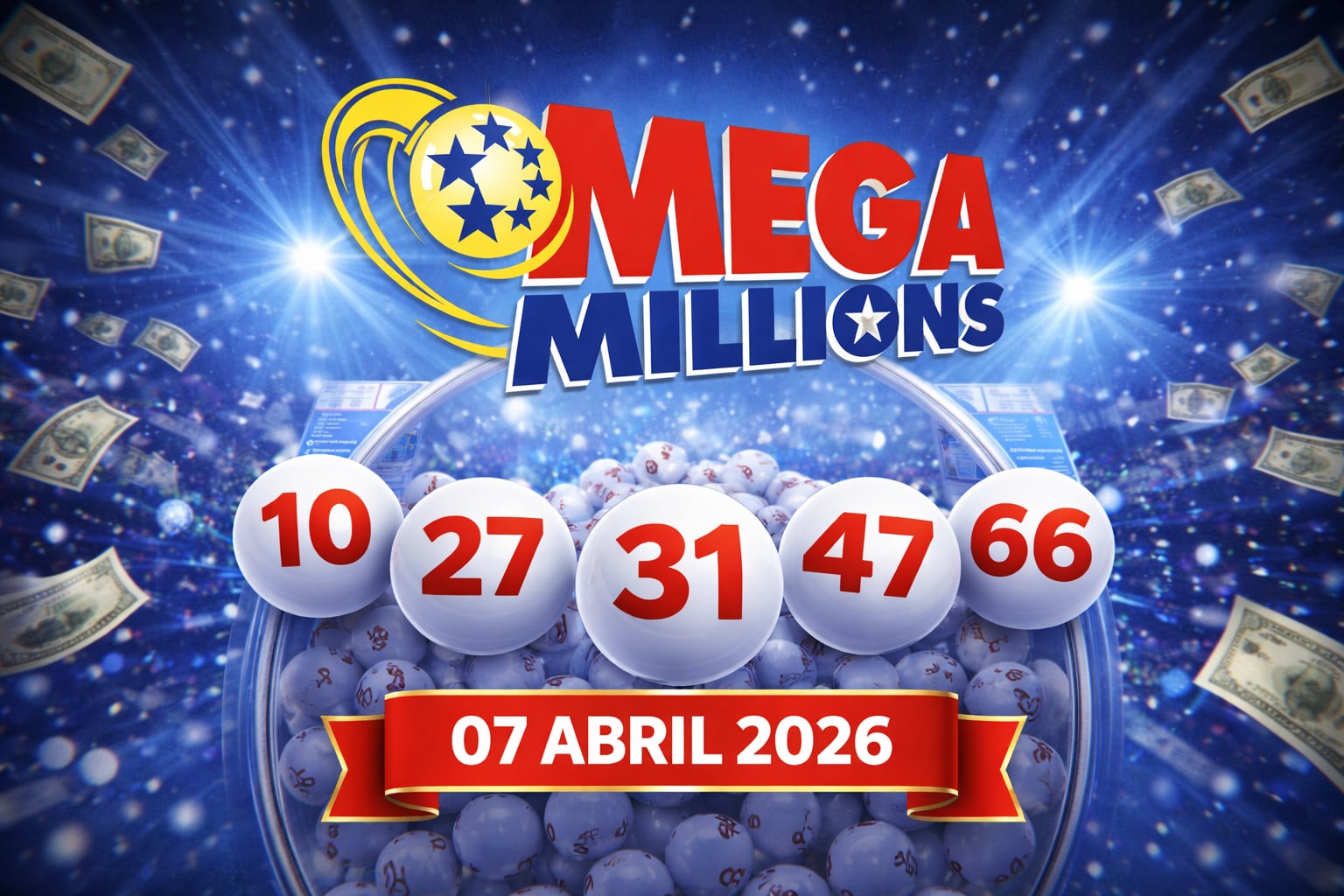 Revisa los resultados del Mega Millions de hoy martes 07 de marzo de 2026 (Imagen hecha por Gestión con apoyo de la IA Gemini)