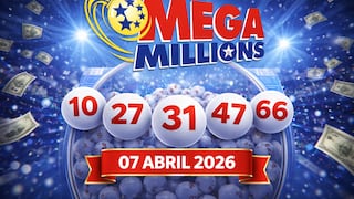 Números ganadores del Mega Millions EN VIVO hoy, 07 de abril 2026: mira los resultados del sorteo con jackpot de $100 millones en EE.UU.