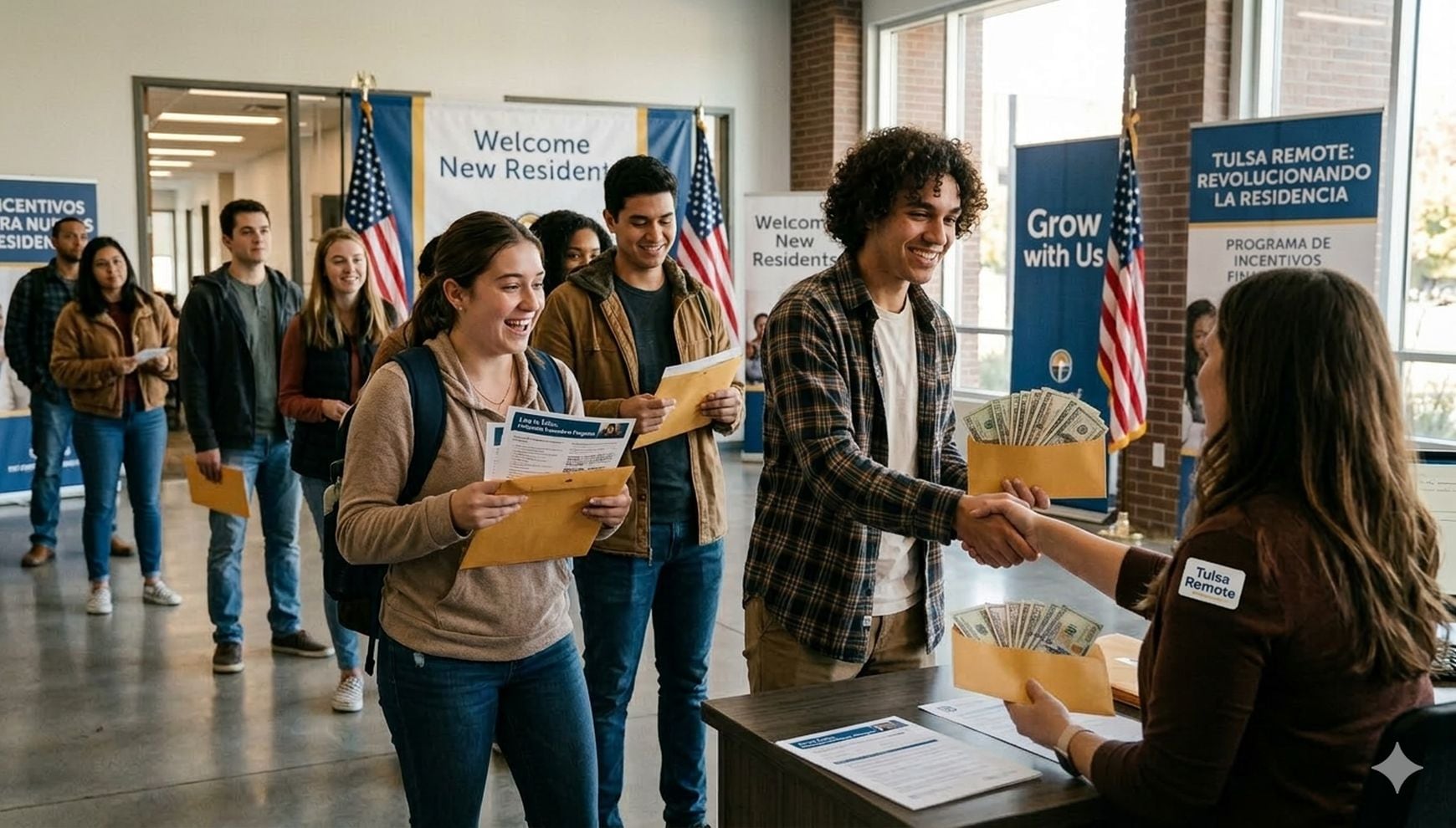 Incentivos de cuatro cifras, requisitos claros y solicitudes en línea. Conoce cuáles son las ciudades que quieren transformar la crisis en una oportunidad para atraer talento y nuevos habitantes (Crédito: Imagen creada por Gestión Mix usando la IA de Gemini)