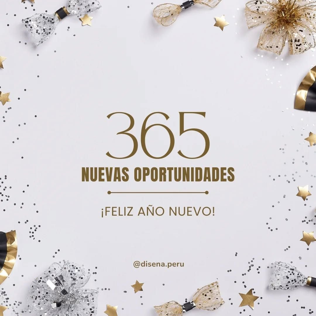 Elige cualquiera de estas 30 tarjetas por Año Nuevo 2026 gratis, descárgalas, imprímelas o compártelas vía WhatsApp, Instagram o Facebook. (Foto: Pinterest)