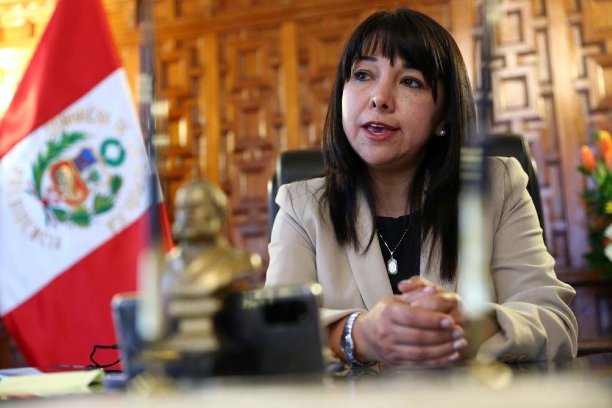 Mirtha Vásquez presentó una denuncia constitucional contra el defensor del Pueblo, Josué Gutiérrez. Foto: GEC.