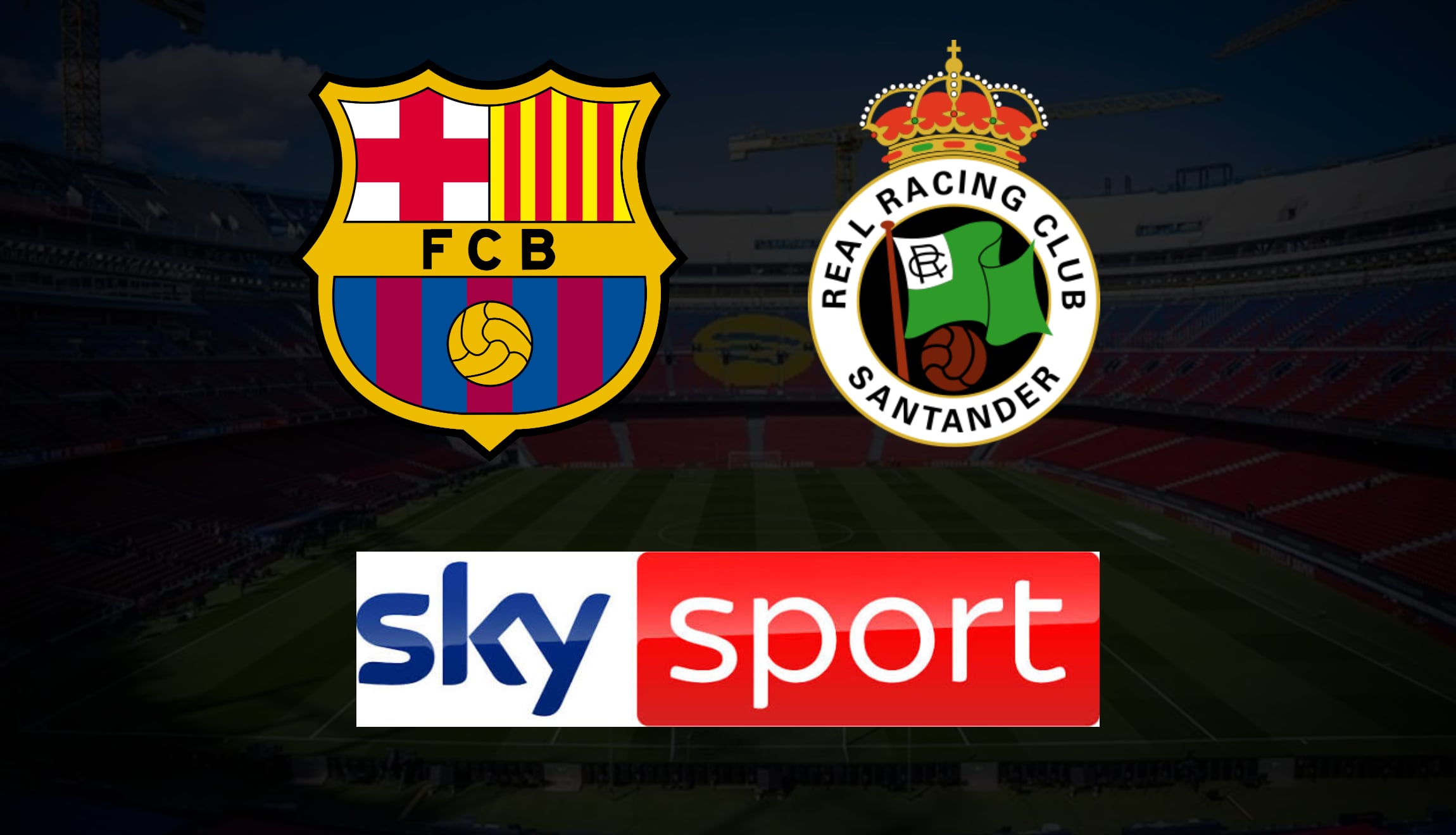 Señal de Sky Sports EN VIVO para ver la transmisión de FC Barcelona vs. Racing Club de Santander, este miércoles 16 de septiembre por la Jornada 6 de LaLiga. (Foto: Imagen creada por Gestión Mix)
