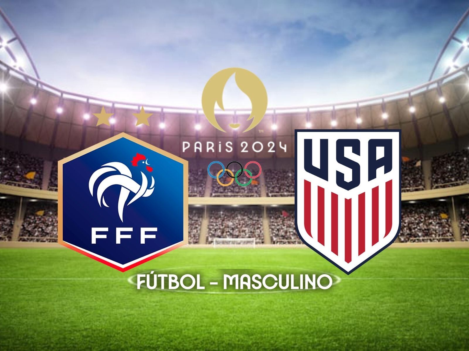 No te pierdas el electrizante encuentro entre Francia y Estados Unidos en el fútbol masculino de los Juegos Olímpicos París 2024. Conoce la hora, el canal y dónde verlo en vivo. | Crédito: Composición Mix