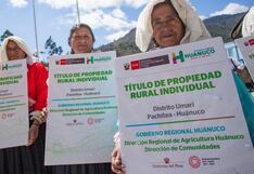 Midagri se traza meta de entregar 30,000 títulos de propiedad rural este año